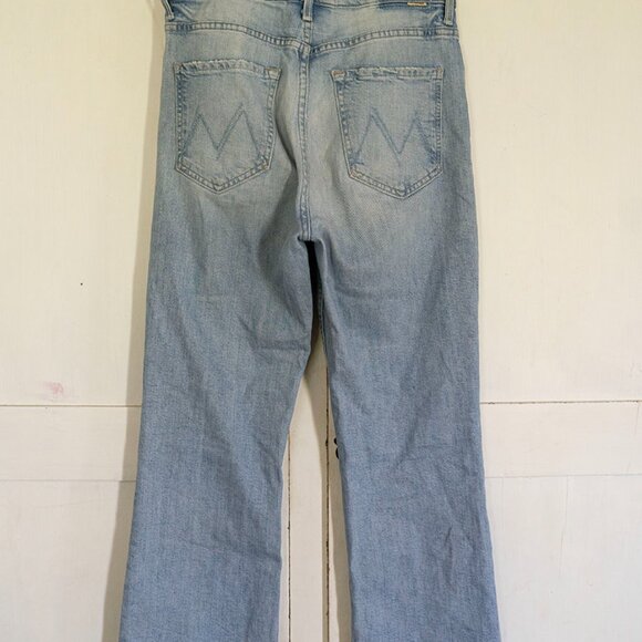 Mother Superior The Scooter Ankle Don't Be a Square Lightwash Jeans Sz 27 - Picture 6 of 8